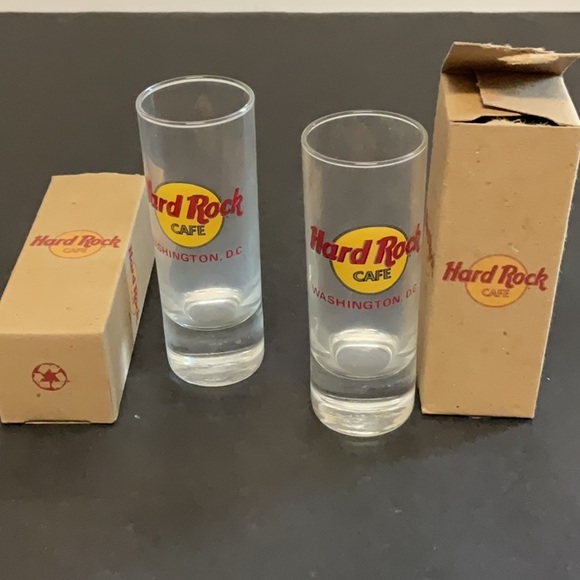 Hard rock shot glasses- Washington, DC (2 in set) - Picture 2 of 4